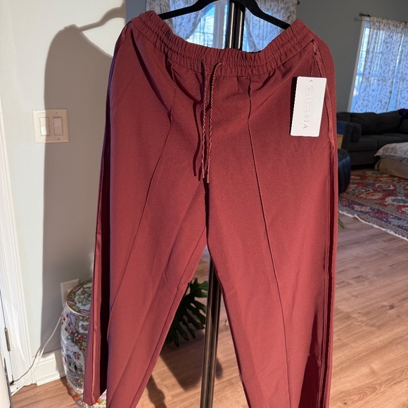 Endeavor High Rise Relaxed Pant M (really L/XL) | Cherrywood - Picture 3 of 5